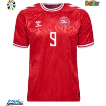 Danmark Rasmus Hojlund #9 Hjemmedrakt EM 2024 Kortermet